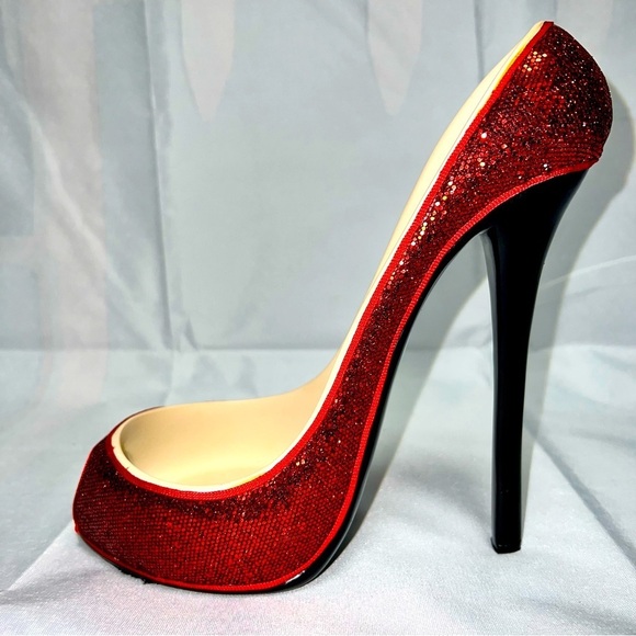 High Heel Wine Caddy Wine Bottle Holder Stiletto - Picture 3 of 8